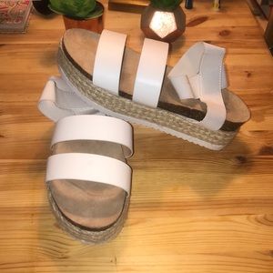 White espadrilles NEW!